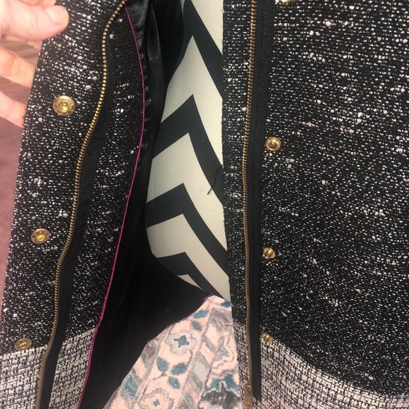 NWOT 📸Banana Republic Black Tweed Dress Jacket/Coat 📸 SzM - Picture 7 of 13